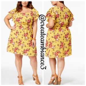 Floral Fit & Flare Dress